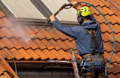 Démoussage et hydrofuge de toiture au Bez